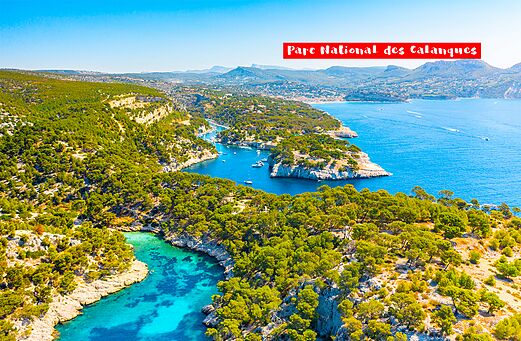 Nationaal Park Calanques, prachtige kustlandschappen te bezoeken nabij Pertuis.