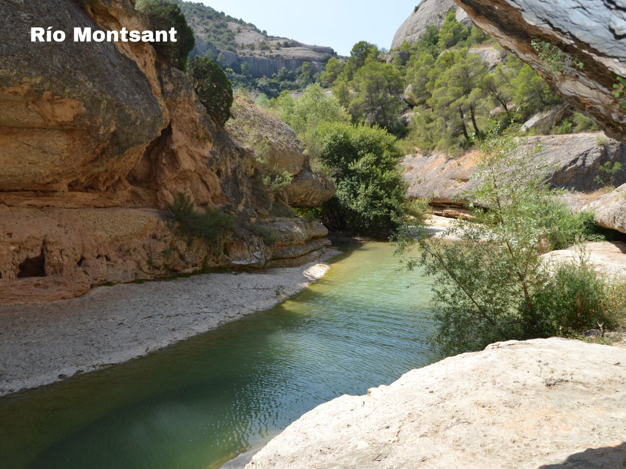 Rivier Montsant, natuurlijke bezienswaardigheid nabij Vilanova de Prades.