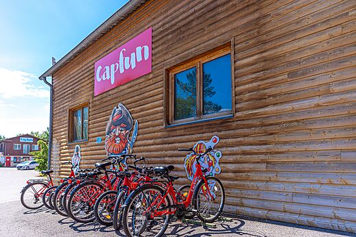 Rode fietsen te huur op camping CAPFUN R�gni�re in VILLETTE D'ANTHON (38).