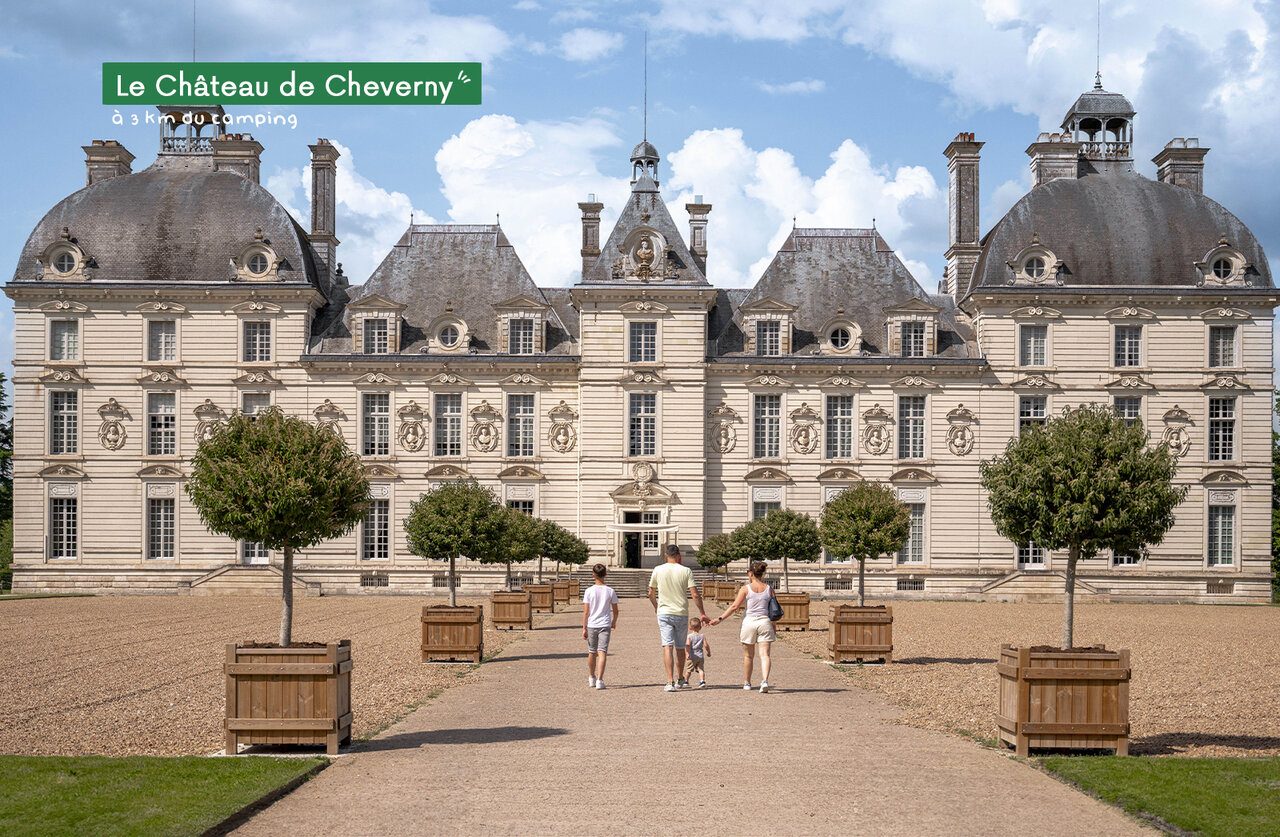 Kasteel van Cheverny, prachtig historisch monument te bezoeken in de Loirevallei.