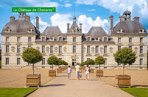 Kasteel van Cheverny, beroemd historisch monument te bezoeken nabij Cheverny (41).