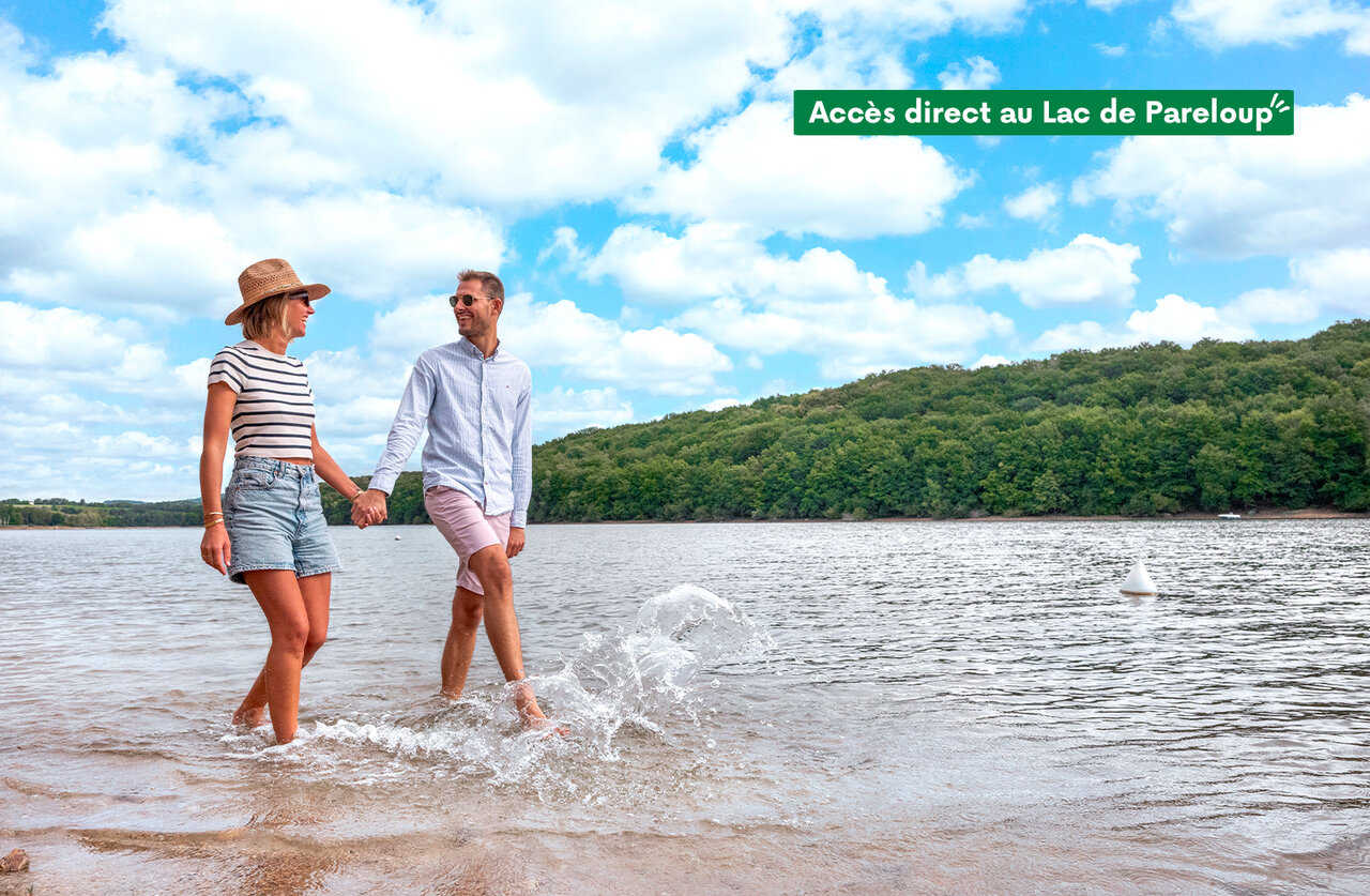 Pareloupmeer, op camping CLICOCHIC Soleil Levant in Canet-de-Salars (12).