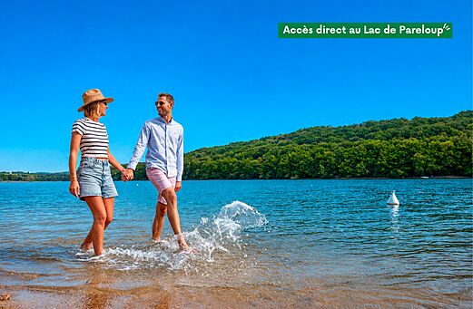 Meer Pareloup op camping CLICOCHIC Soleil Levant in Canet-de-Salars.
