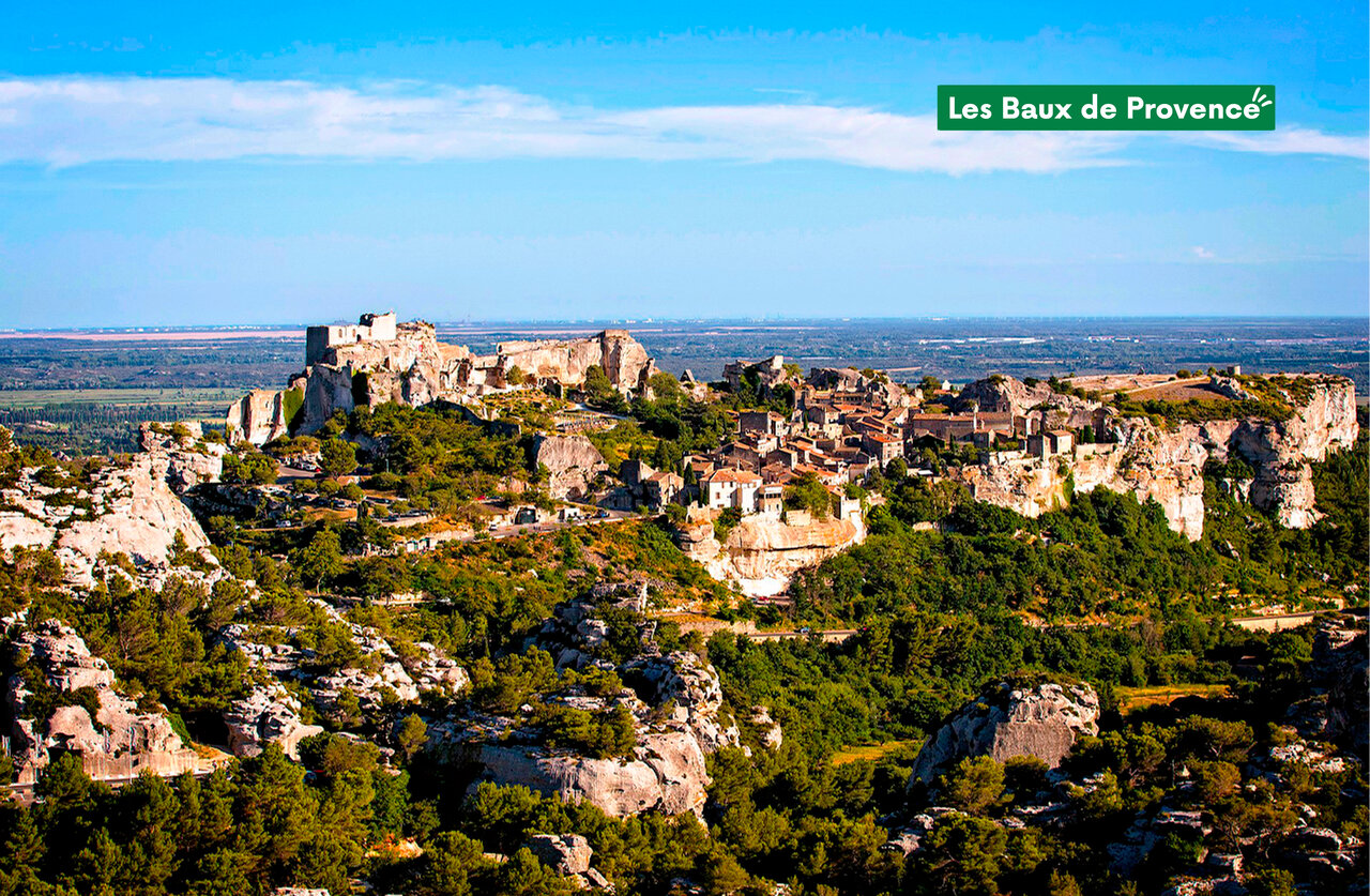 Middeleeuws dorp Les Baux de Provence, een historische bezienswaardigheid.