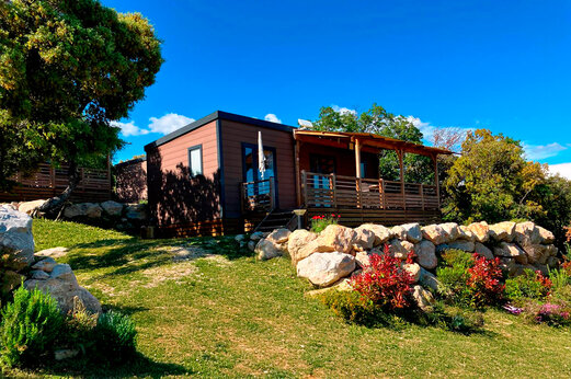 Stacaravan op camping CLICOCHIC Les Sources de Gordes te GORDES (84).