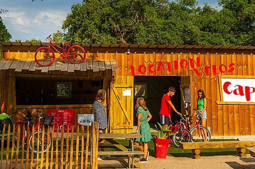 Fietsverhuur voor het hele gezin op camping CAPFUN Sud Land in Labenne-Ocean.