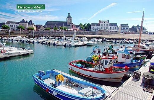 Vissers- en jachthaven van Piriac-sur-Mer, charmante kustplaats in Loire-Atlantique.